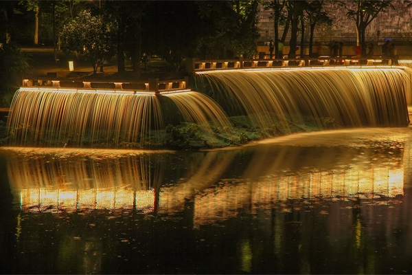 河道夜景亮化照明